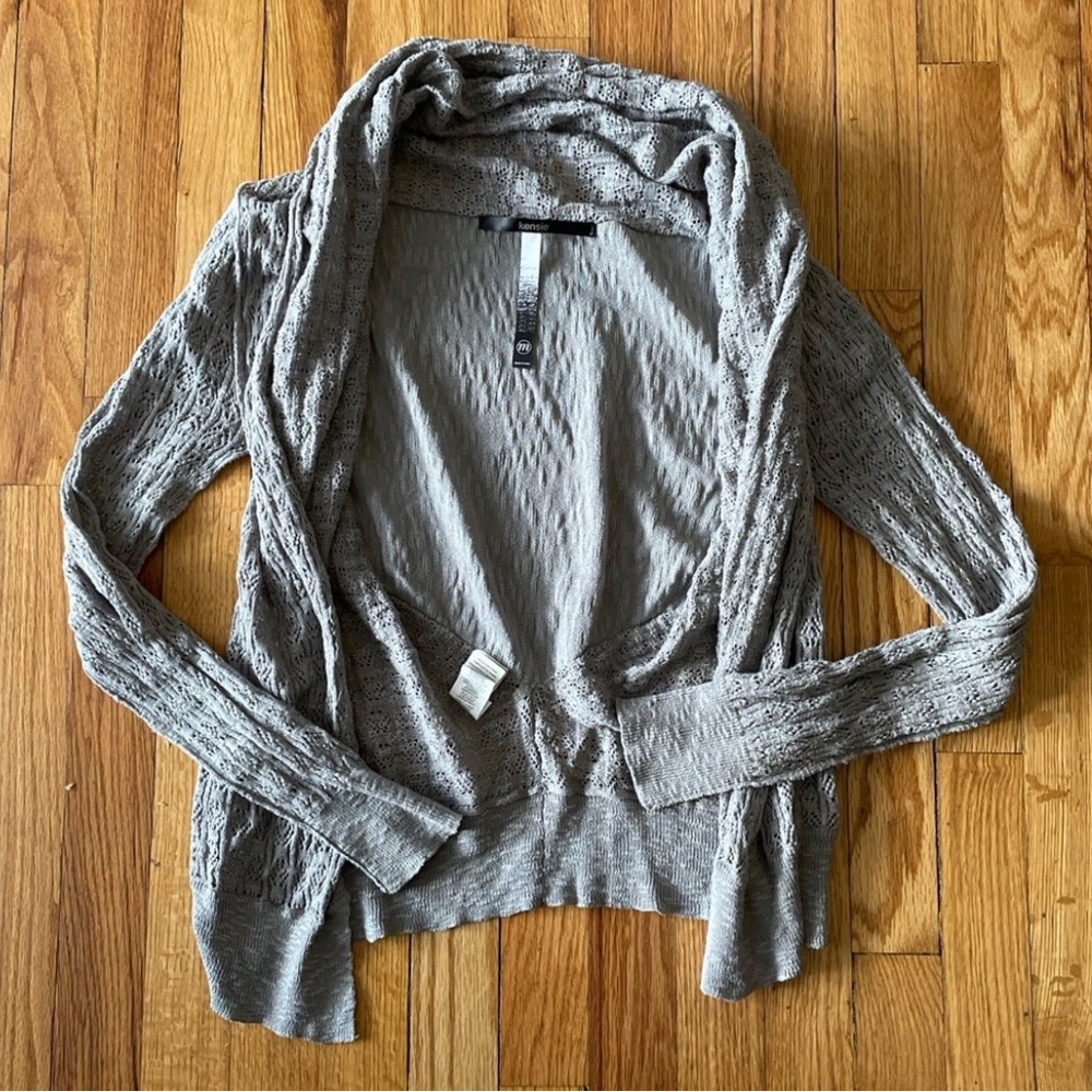 KENSIE Open Knit Shrug Size Medium